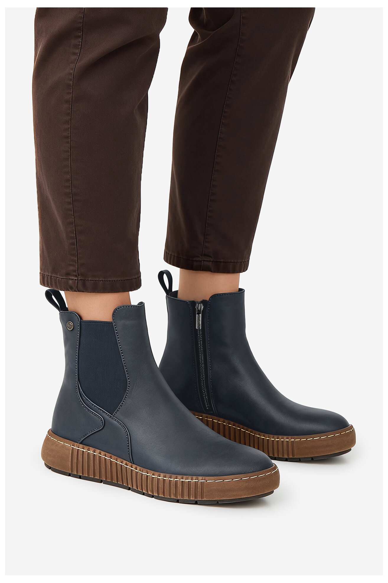 Botki Go Soft CEO-WS5586-07 Granatowy