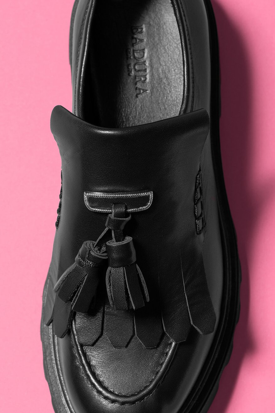 Mocasini Badura NEGRU - 5906751309797