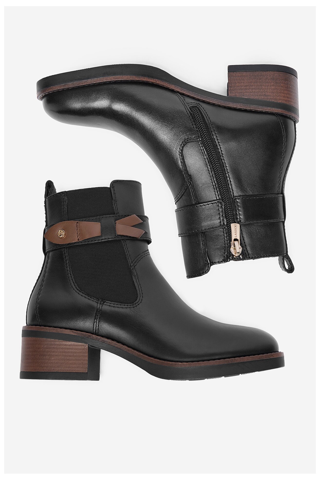 Bokacsizma Lasocki CEO-RST-6372-01 FEKETE