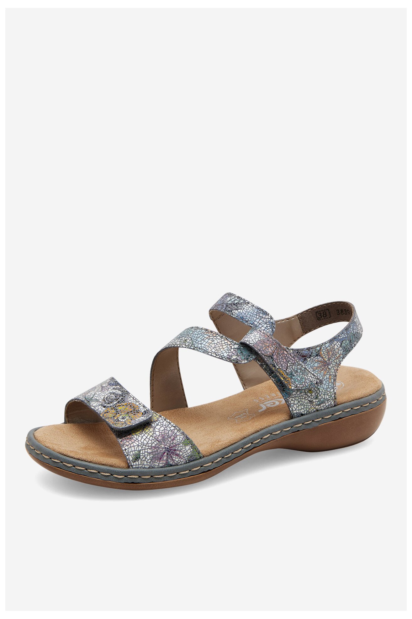 Sandały Rieker 659C7-90 Niebieski