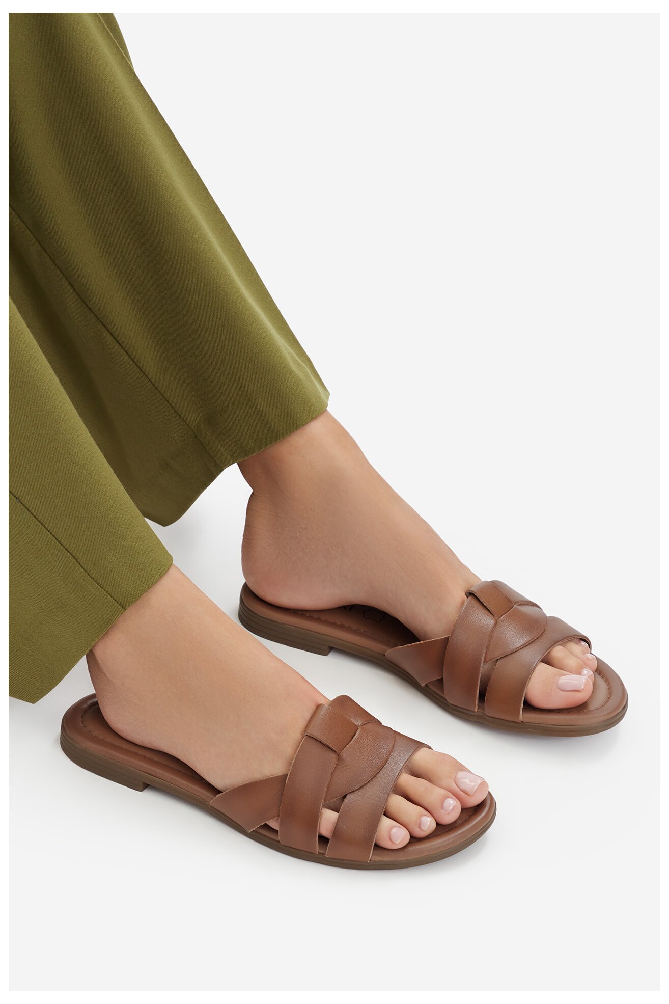 Klapki Lasocki CEO-WI23-RUPIA-02 Camel