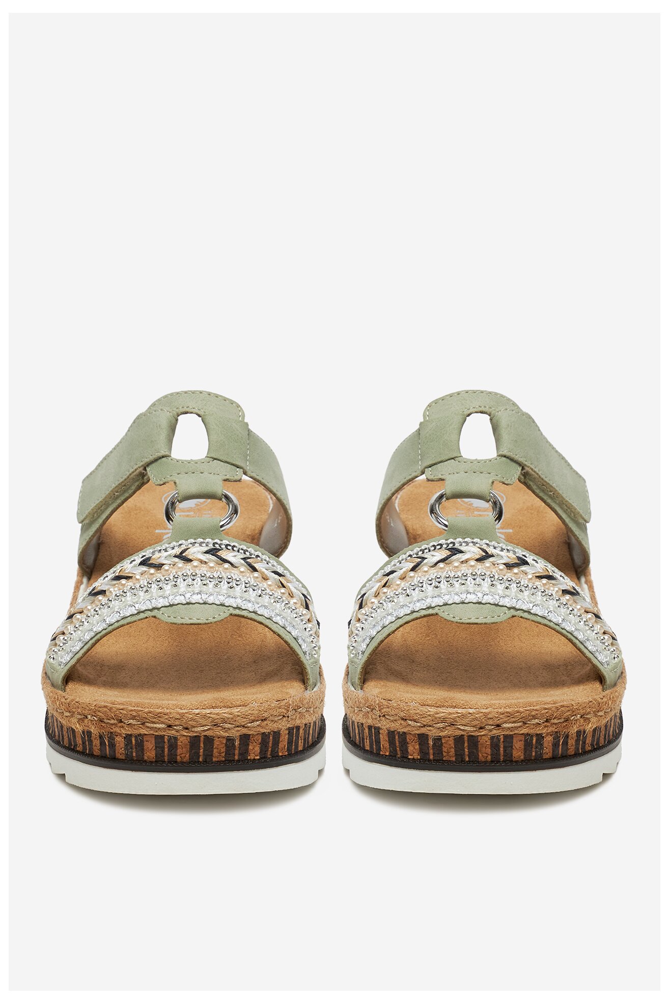 Șlapi Rieker V79M6-52 VERDE DESCHIS