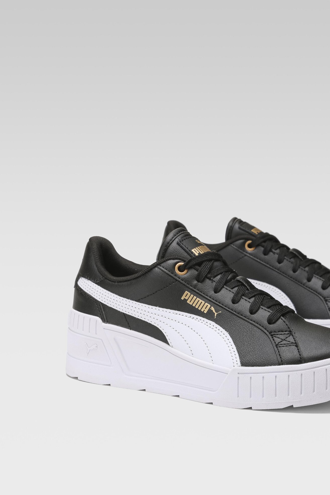 Obuwie sportowe Puma KARMEN WEDGE 39098501 Czarny