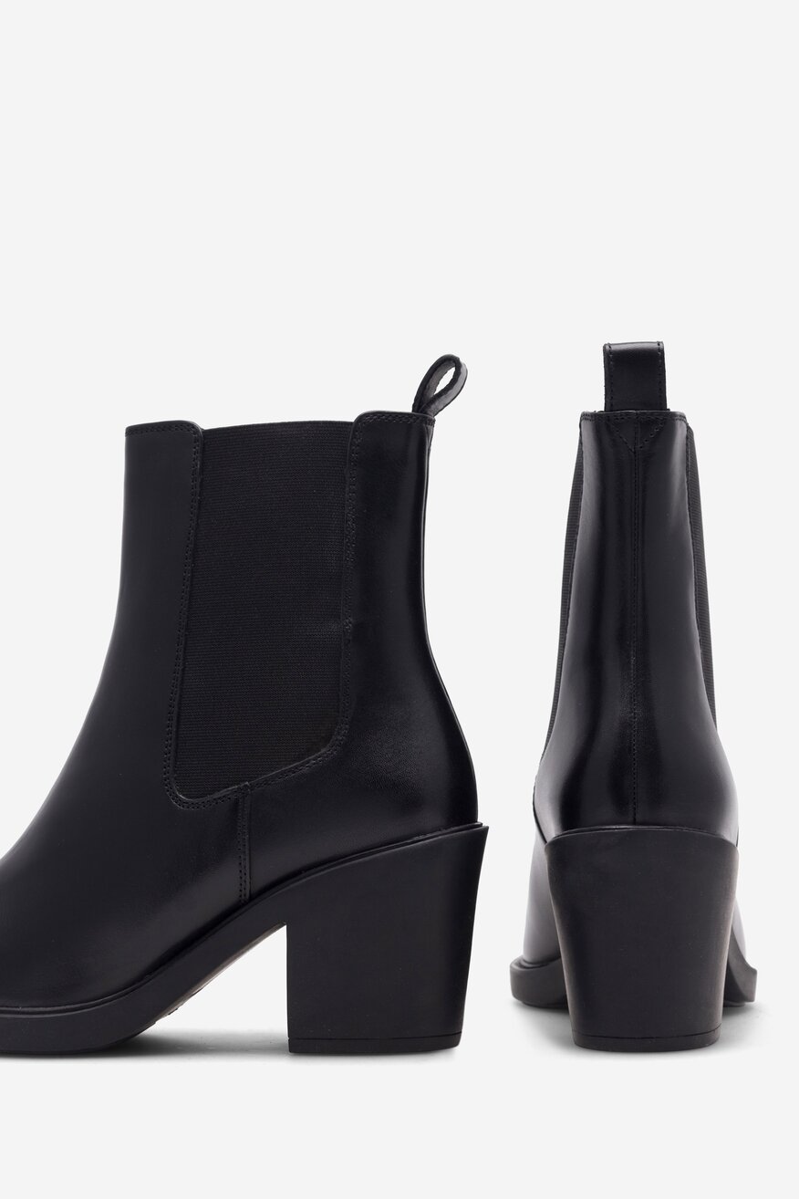 Gino Rossi - Skórzane botki - 5905588050483