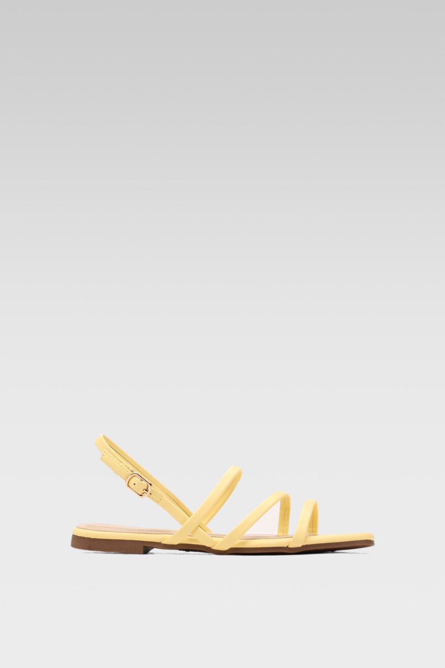Jenny Fairy - Sandały pastelowe żółte - 5903698673370