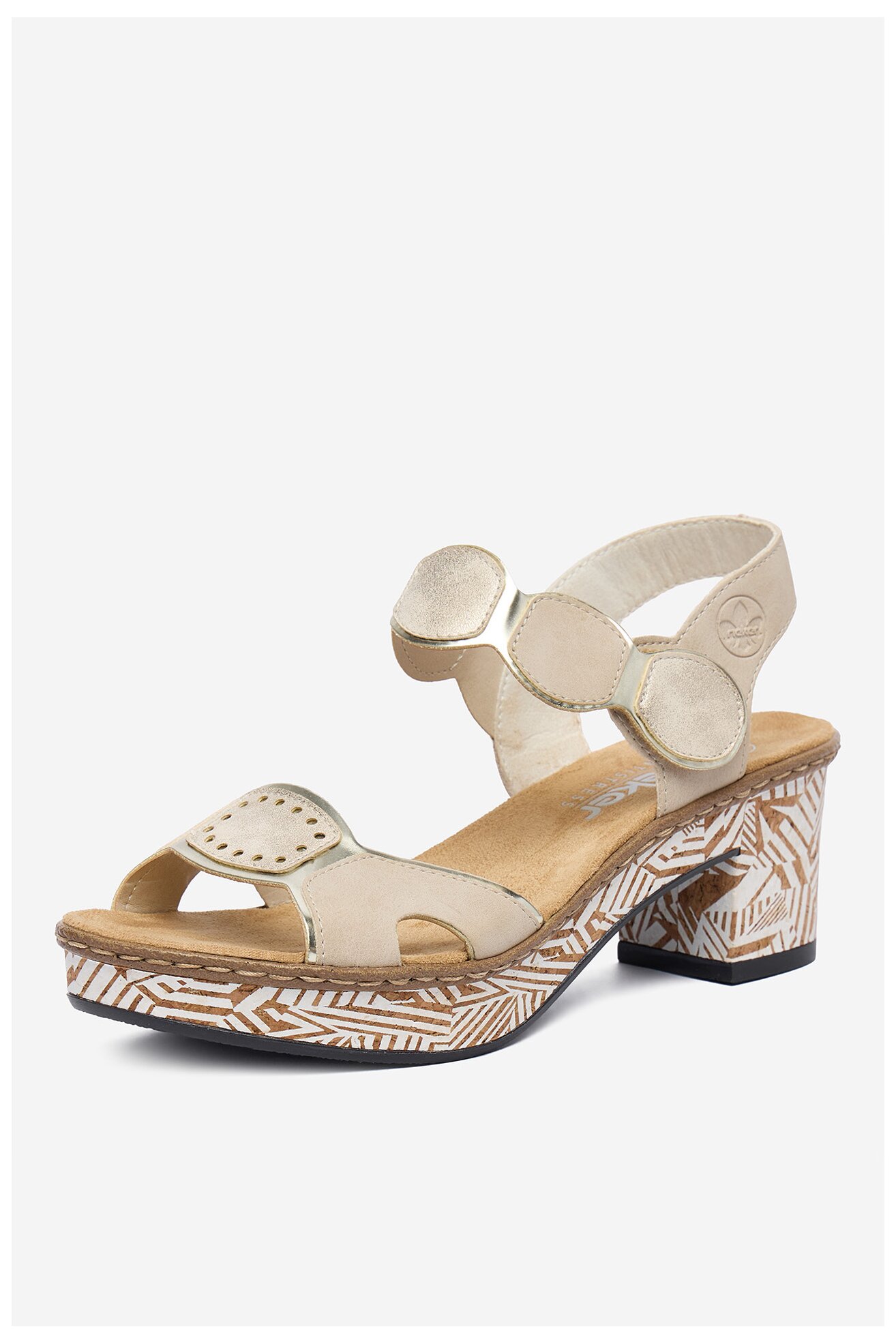 Sandały Rieker CEO-63876-62 Beżowy