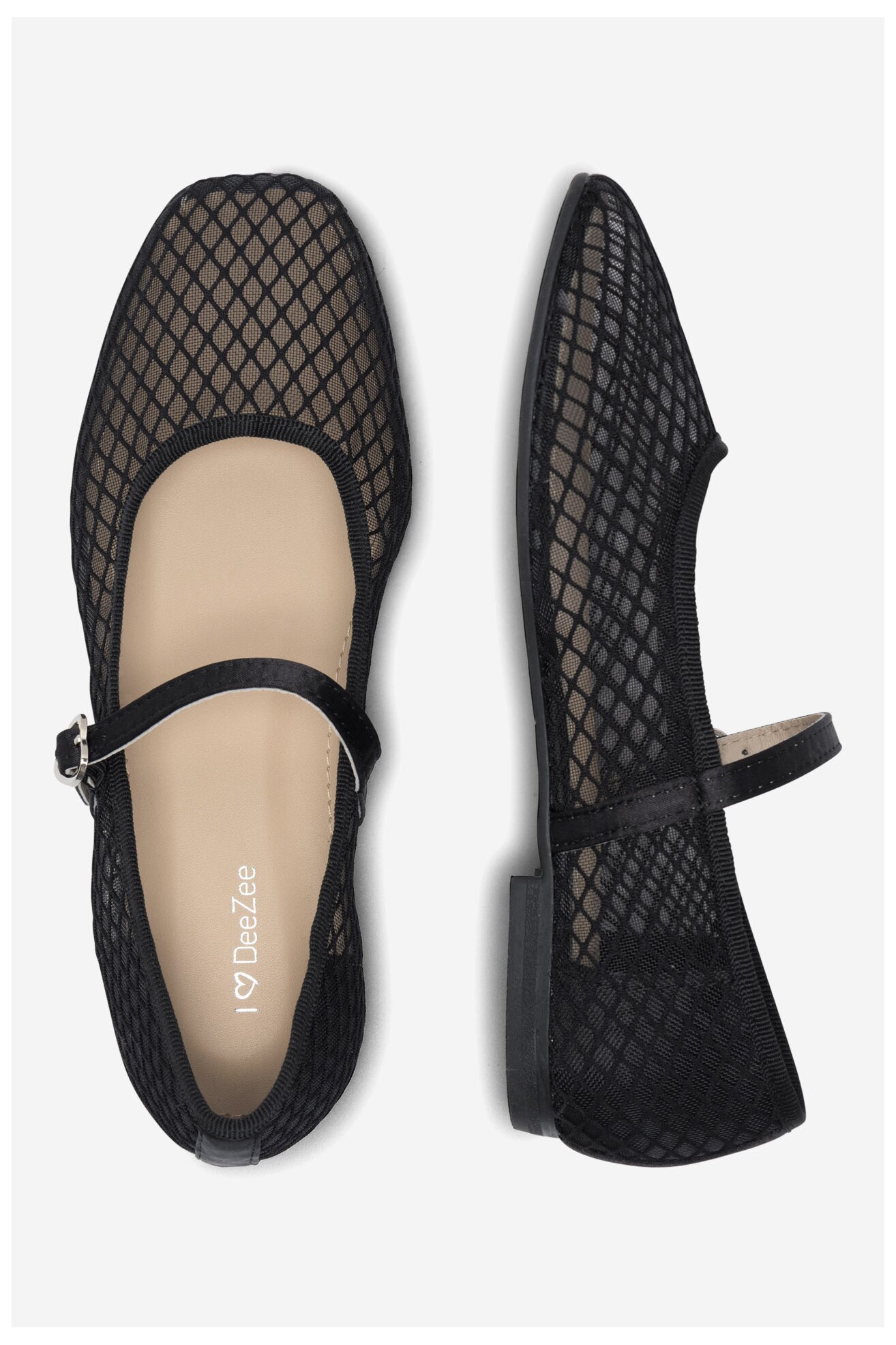 Baleriny DeeZee CM230525-9 Czarny