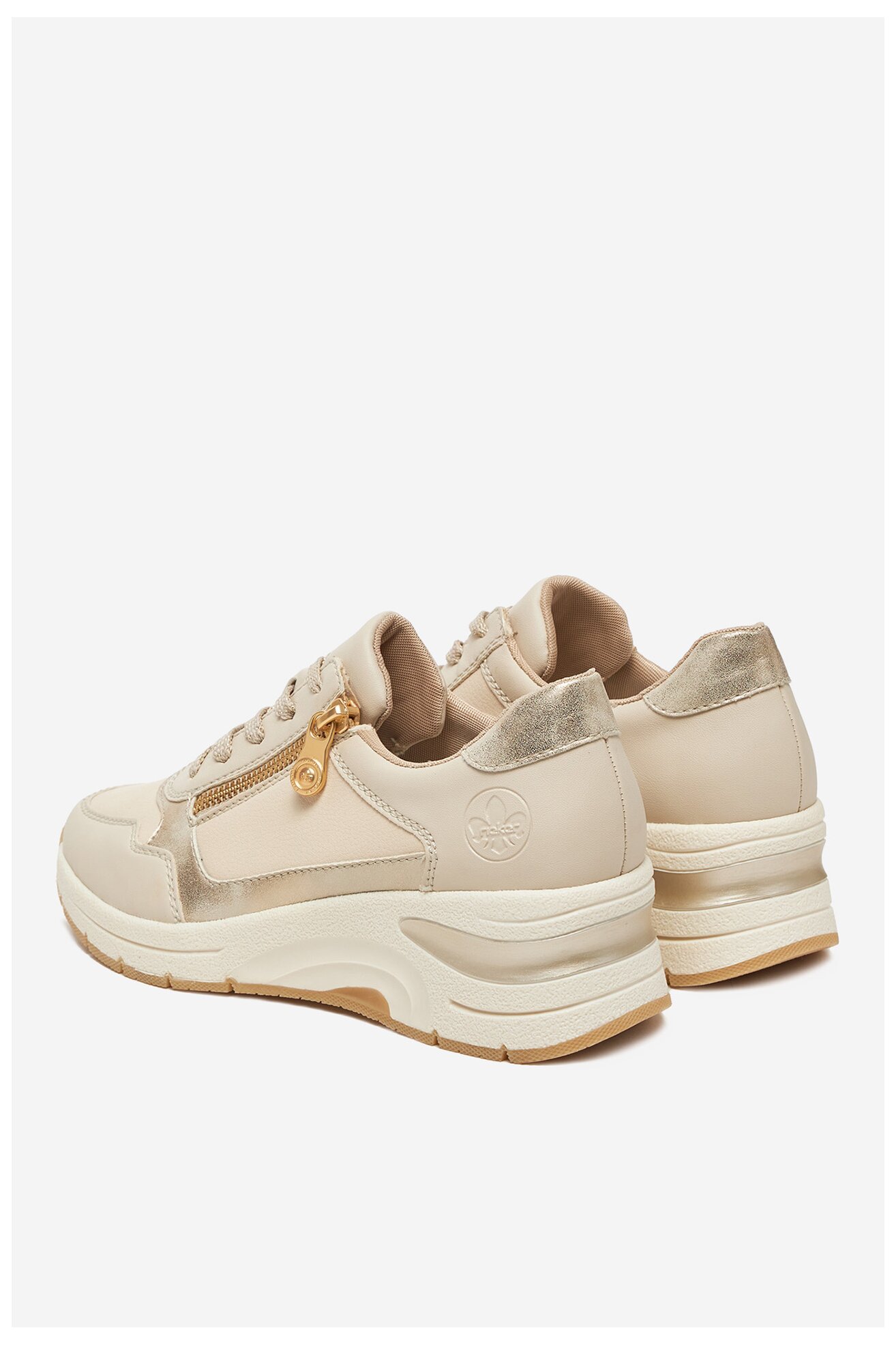 Sneakers Rieker N9301-60 Beżowy jasny