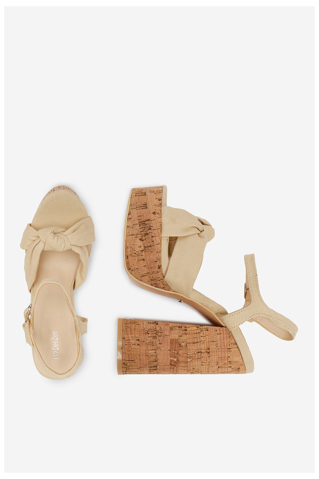 Sandały DeeZee WX2015-S-3RM Beżowy