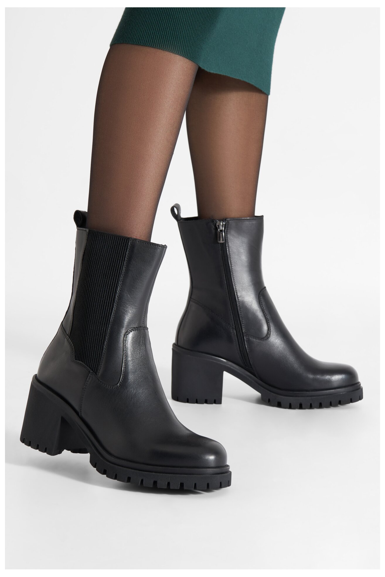 Bokacsizma Lasocki WI16-GATA-02 FEKETE