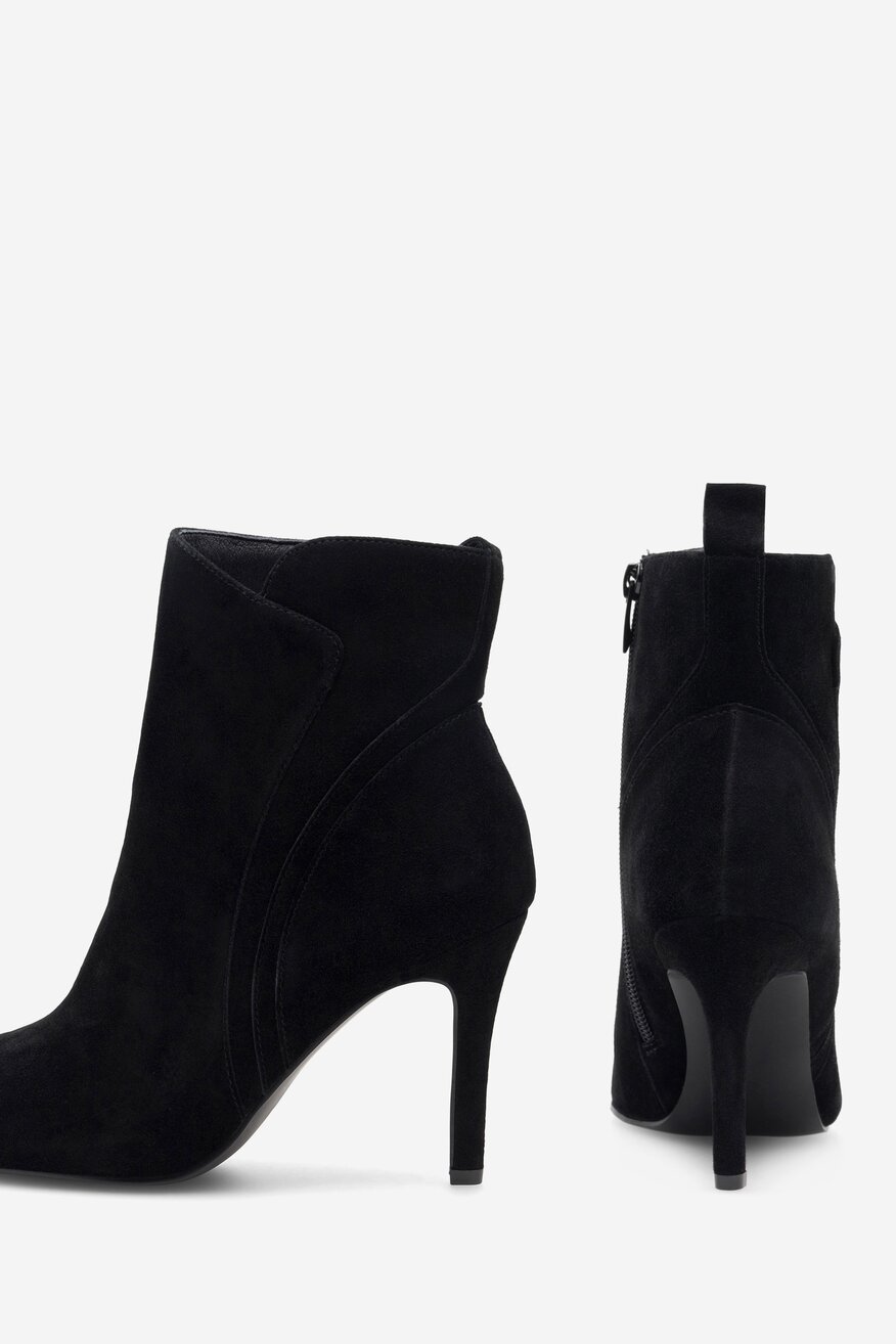 Sergio Bardi - Botki skórzane na szpilce - 5905588119807