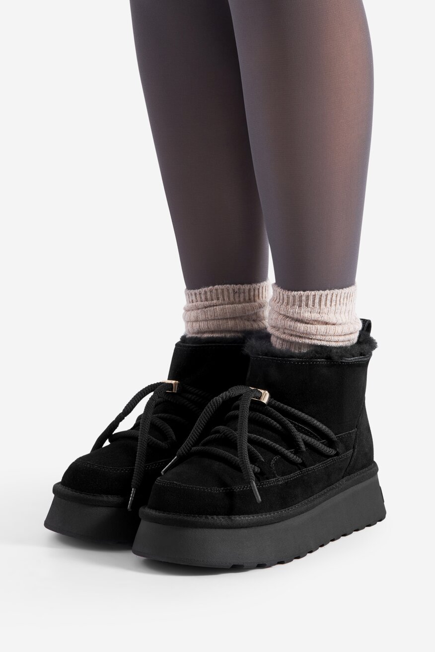 
                Badura - Śniegowce zamszowe ocieplane - 5905588964247