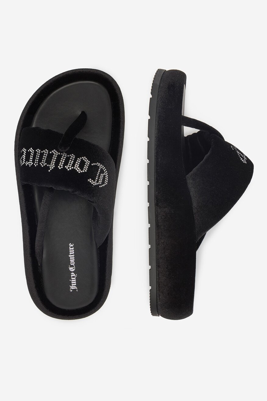 Juicy Couture - Klapki na platformie - 5906751063453
