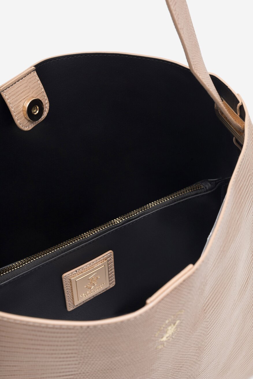 Дамска чанта Beverly Hills Polo Club БЕЖОВ - 5905588701828