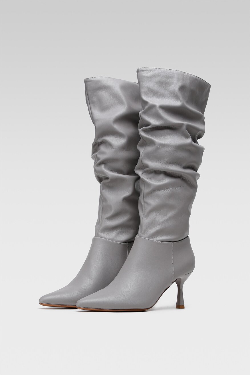 
                Jenny Fairy - Kozaki szare - 5903698921792