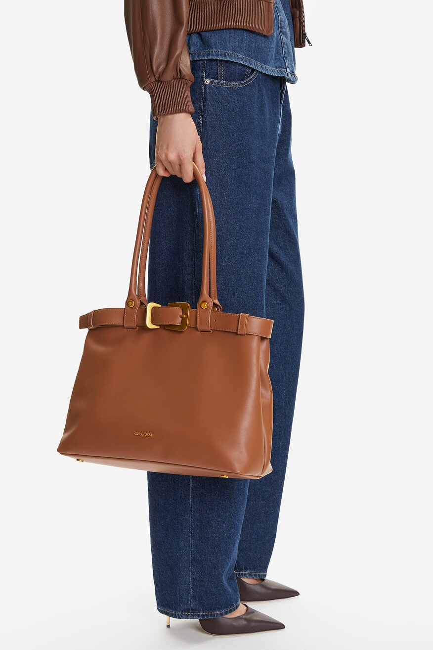 Kézitáska Gino Rossi CAMEL - 5906751324615