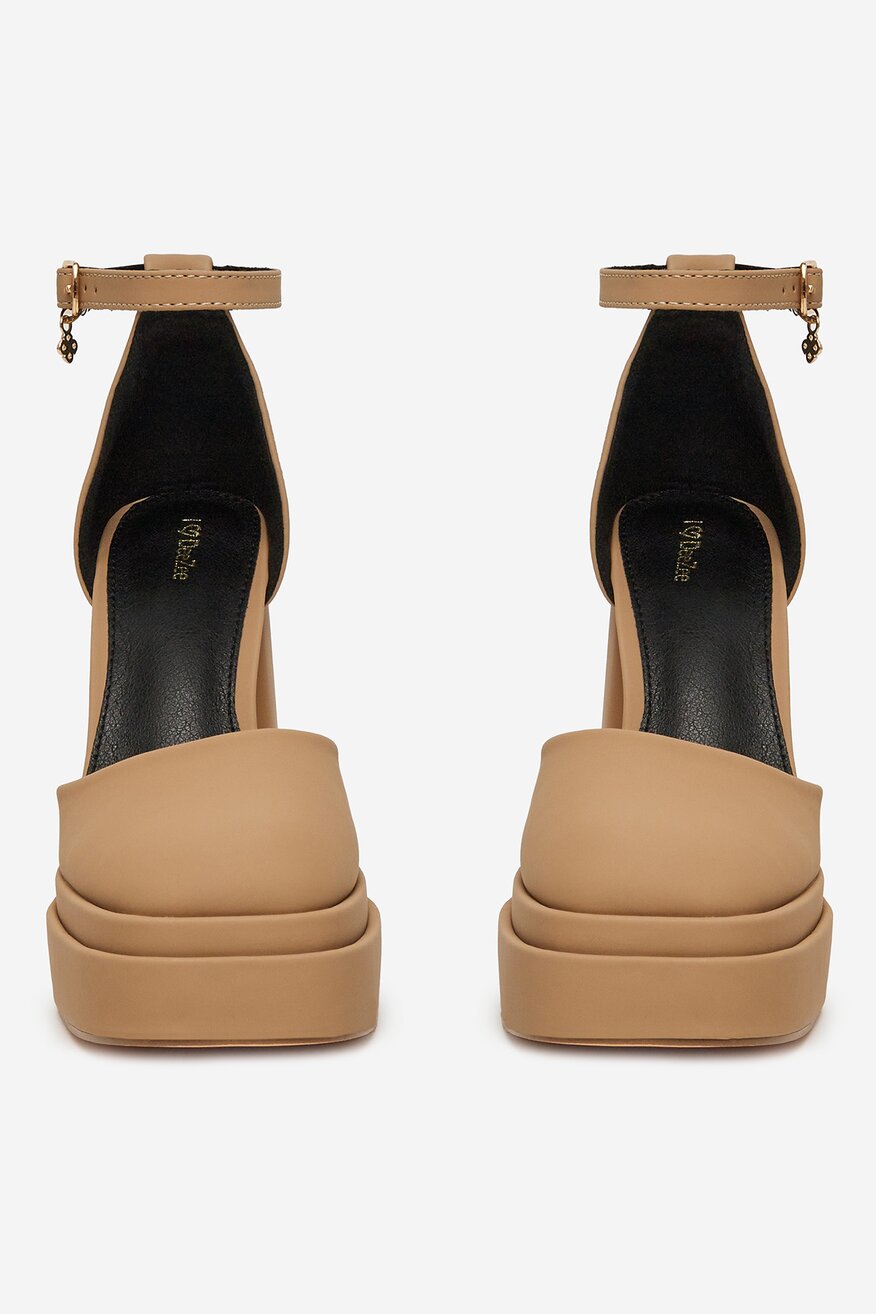 Pantofi cu toc DeeZee CREM - 5906751097410