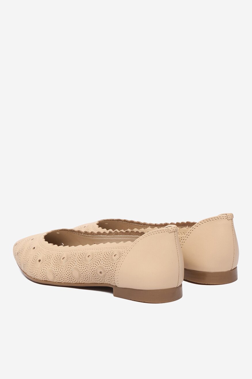 Lasocki - Baleriny skórzane - 5906751749227
