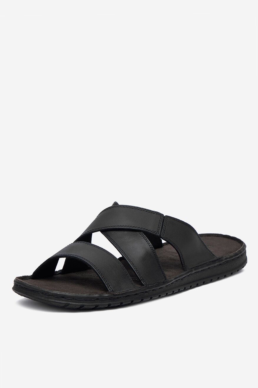 
                Lasocki - Klapki skórzane - 5906751718834