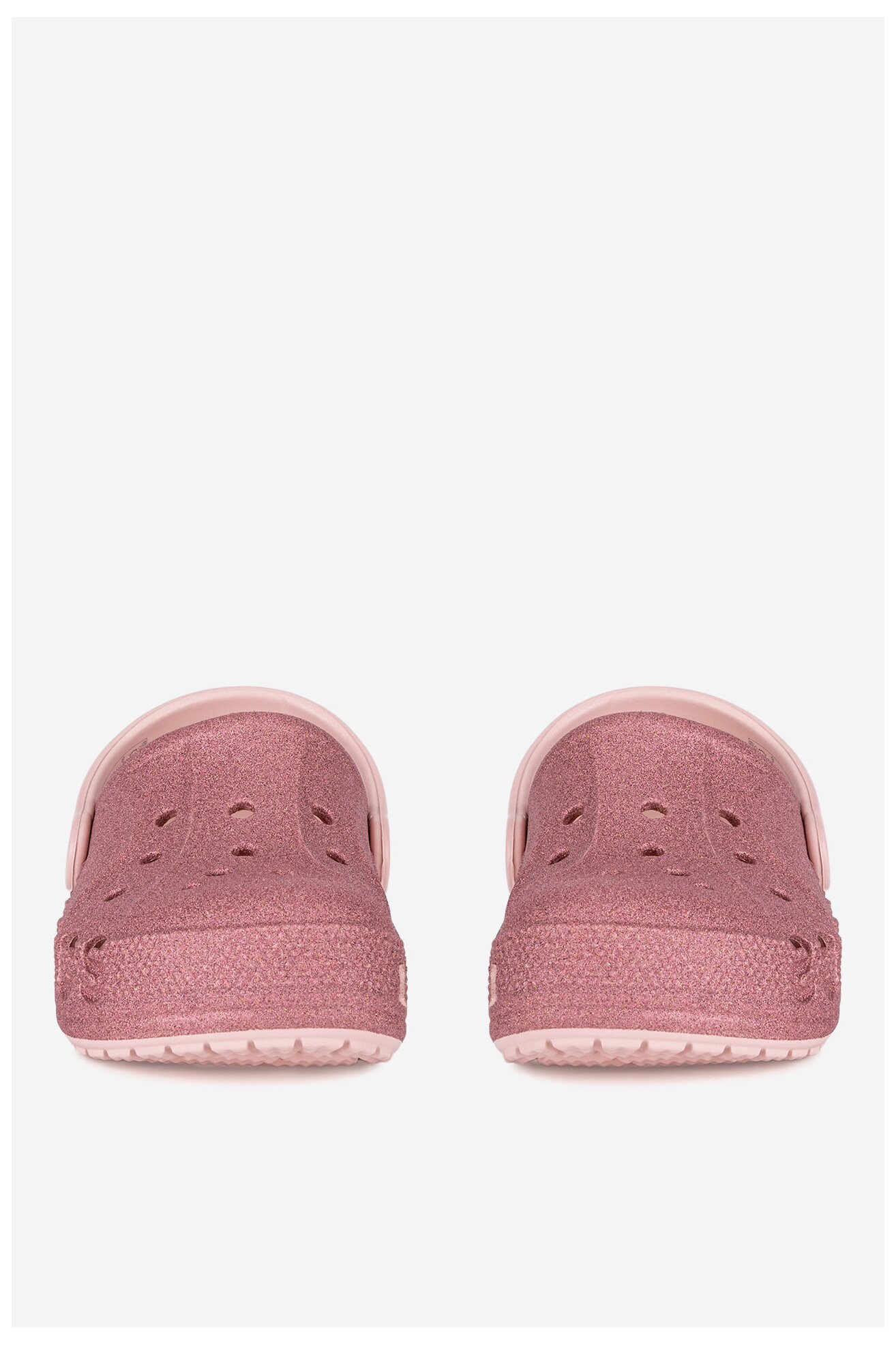 Klapki basenowe Crocs BAYA GLITTER CLOG KIDS 207015-6SR Różowy