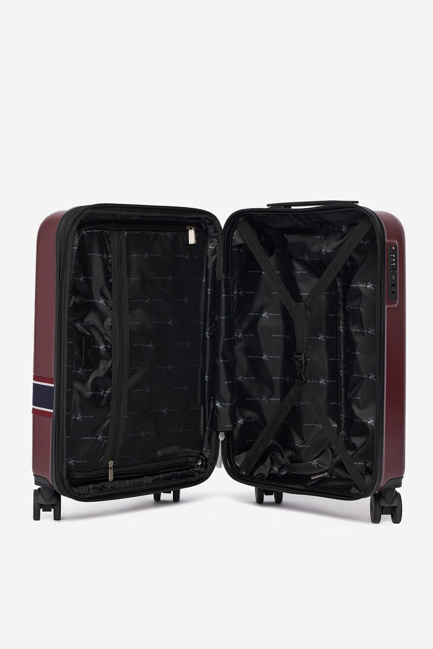 Bőrönd Beverly Hills Polo Club BORDÓ - 5906751553930