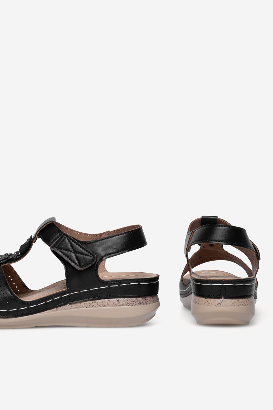 Sandály Clara Barson ČERNÁ - 5905588580577