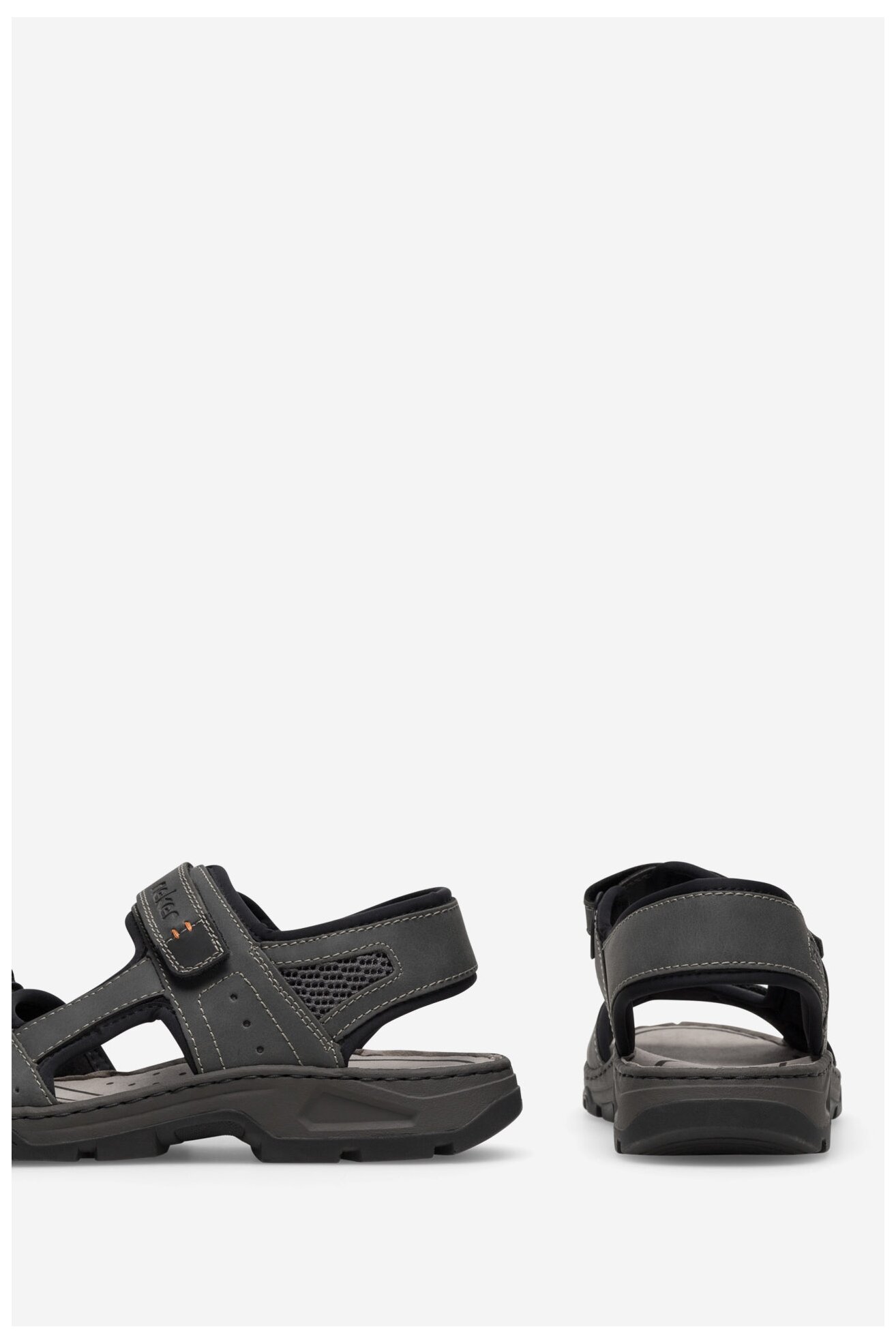 Sandały Rieker 26156-47 Szary