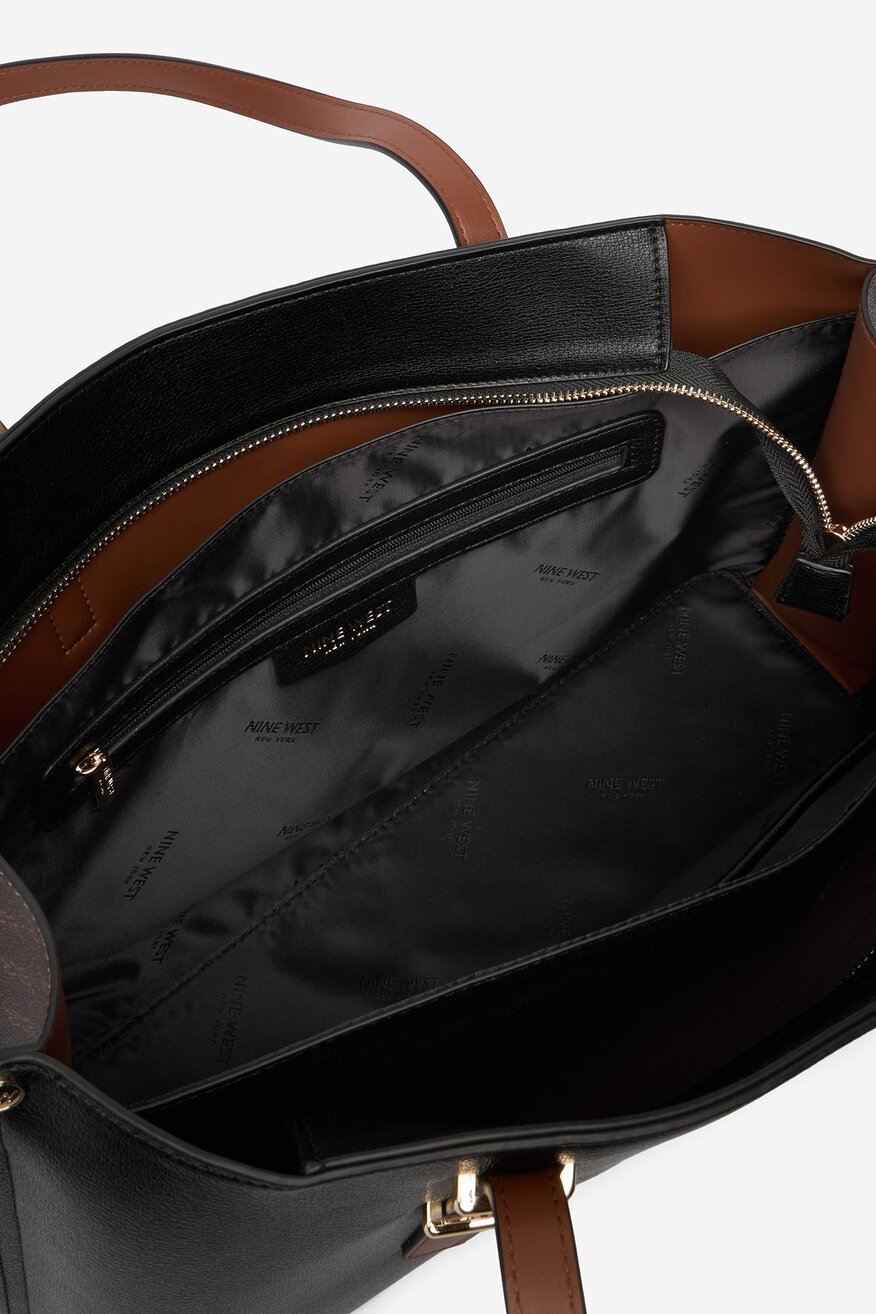 
                Дамска чанта NINE WEST ЧЕРЕН - 5906751542606