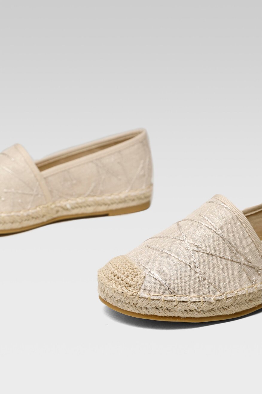 
                Jenny Fairy - Espadryle boho beżowe - 5904248453275