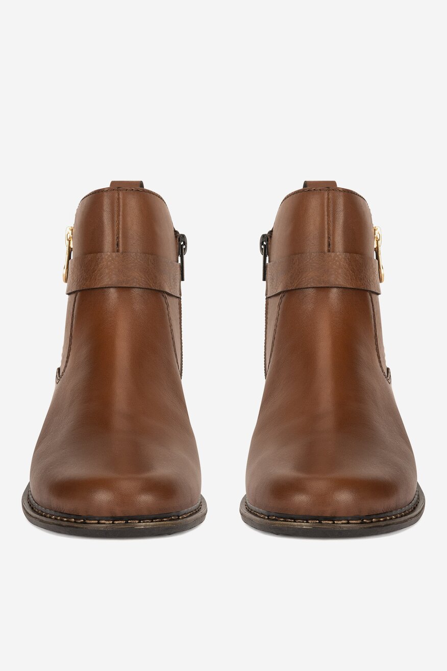 Rieker - Botki skórzane ocieplane - 2230062975215