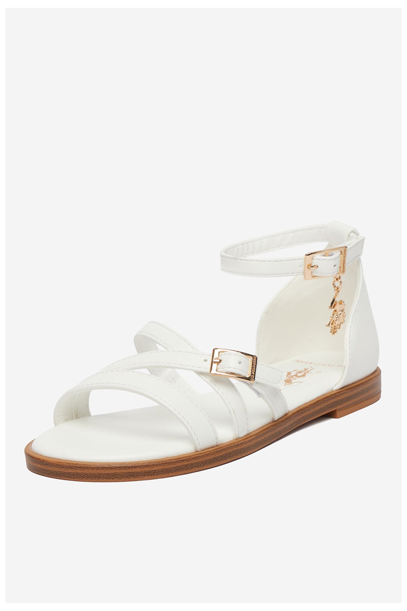 Sandały U.S. POLO ASSN. EO-ANGE001K/6Y1 Biały