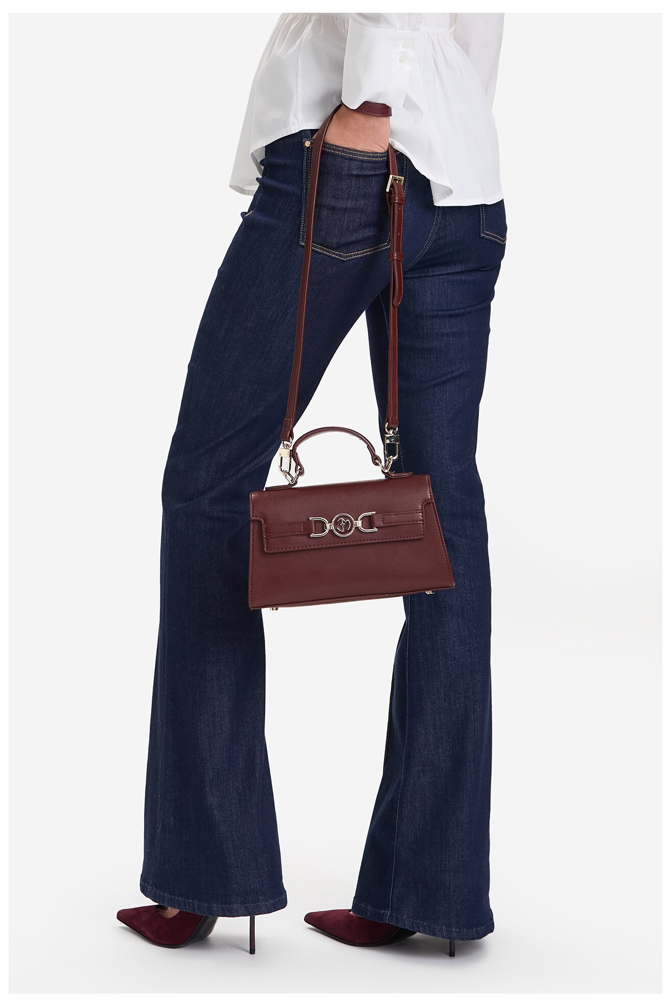 Torebka EVA MINGE EO-AMAIA-KY160-3 Bordowy