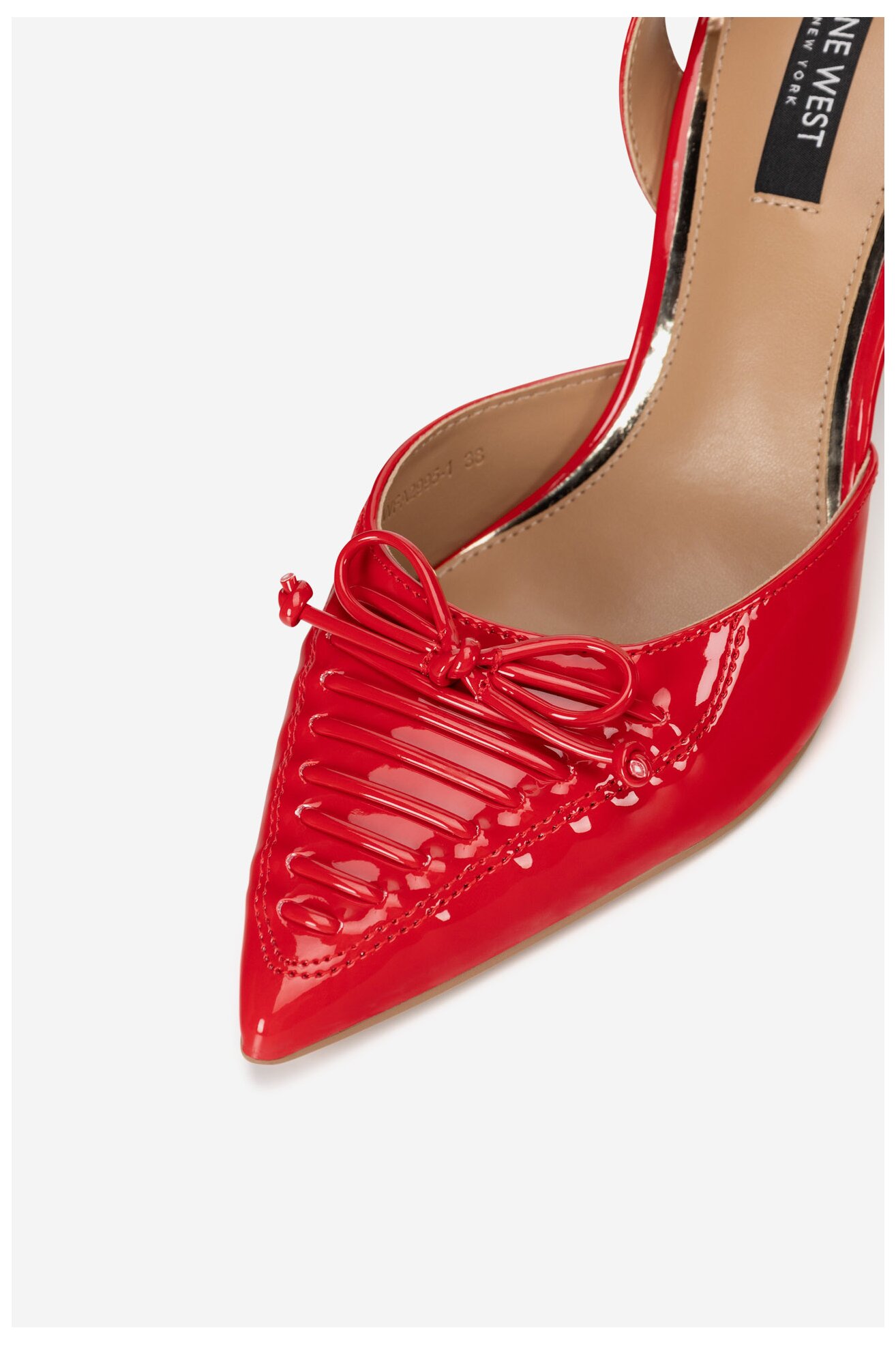 Czółenka NINE WEST WFA2995-1 Czerwony