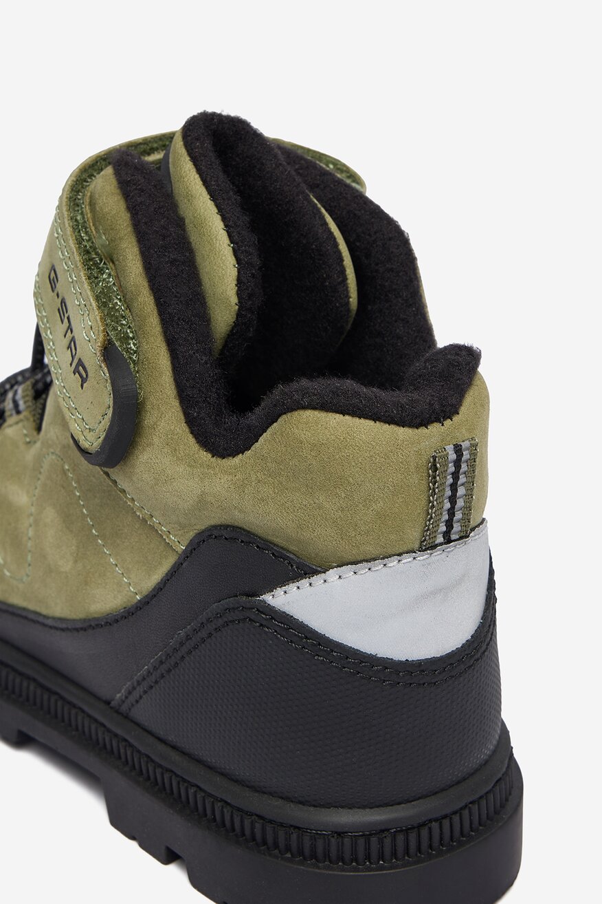 G-STAR RAW - Skórzane trzewiki na rzep - 5906751328934