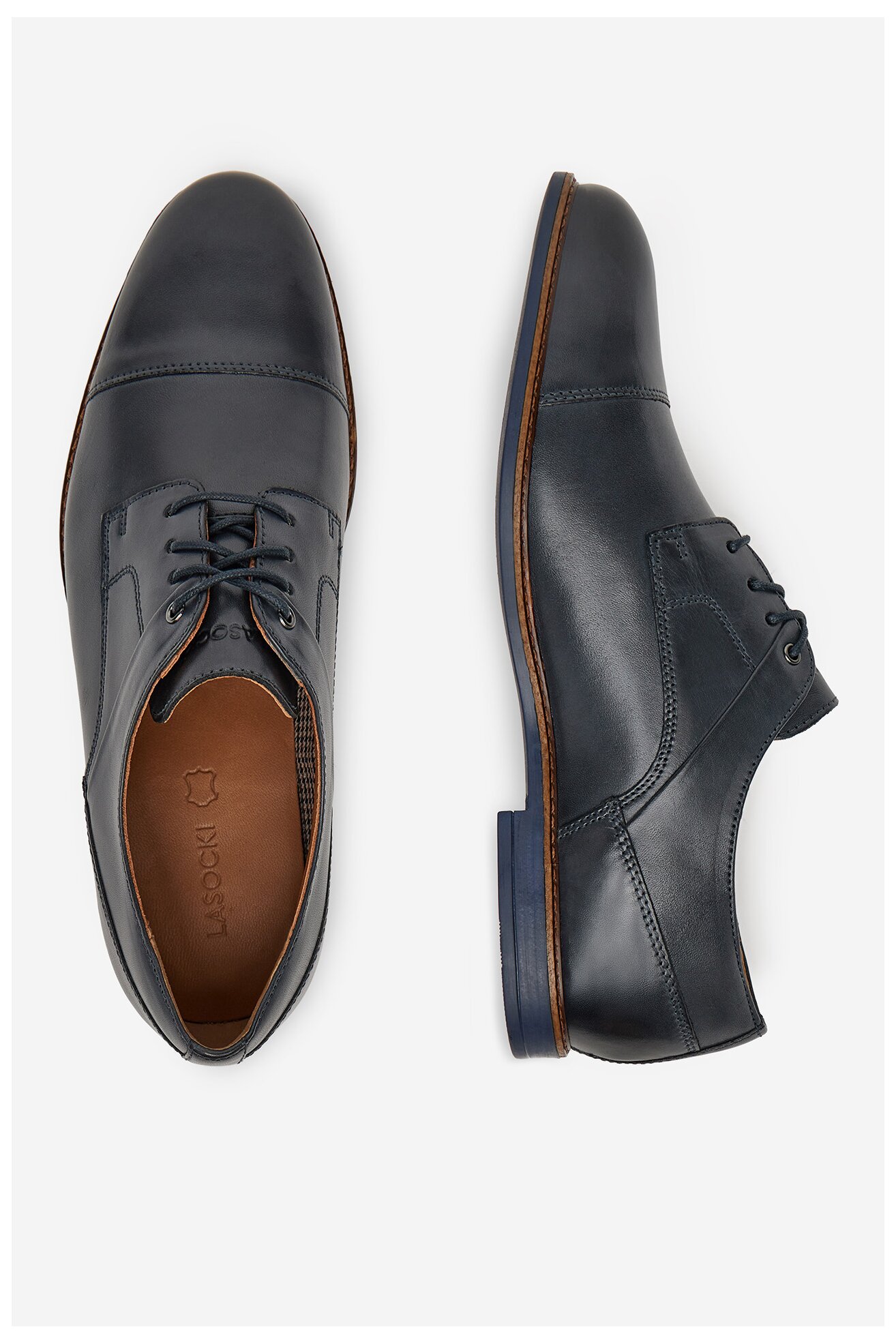 Половинки обувки Lasocki BRAZIL-31 MB КОБАЛТОВО СИНЬО