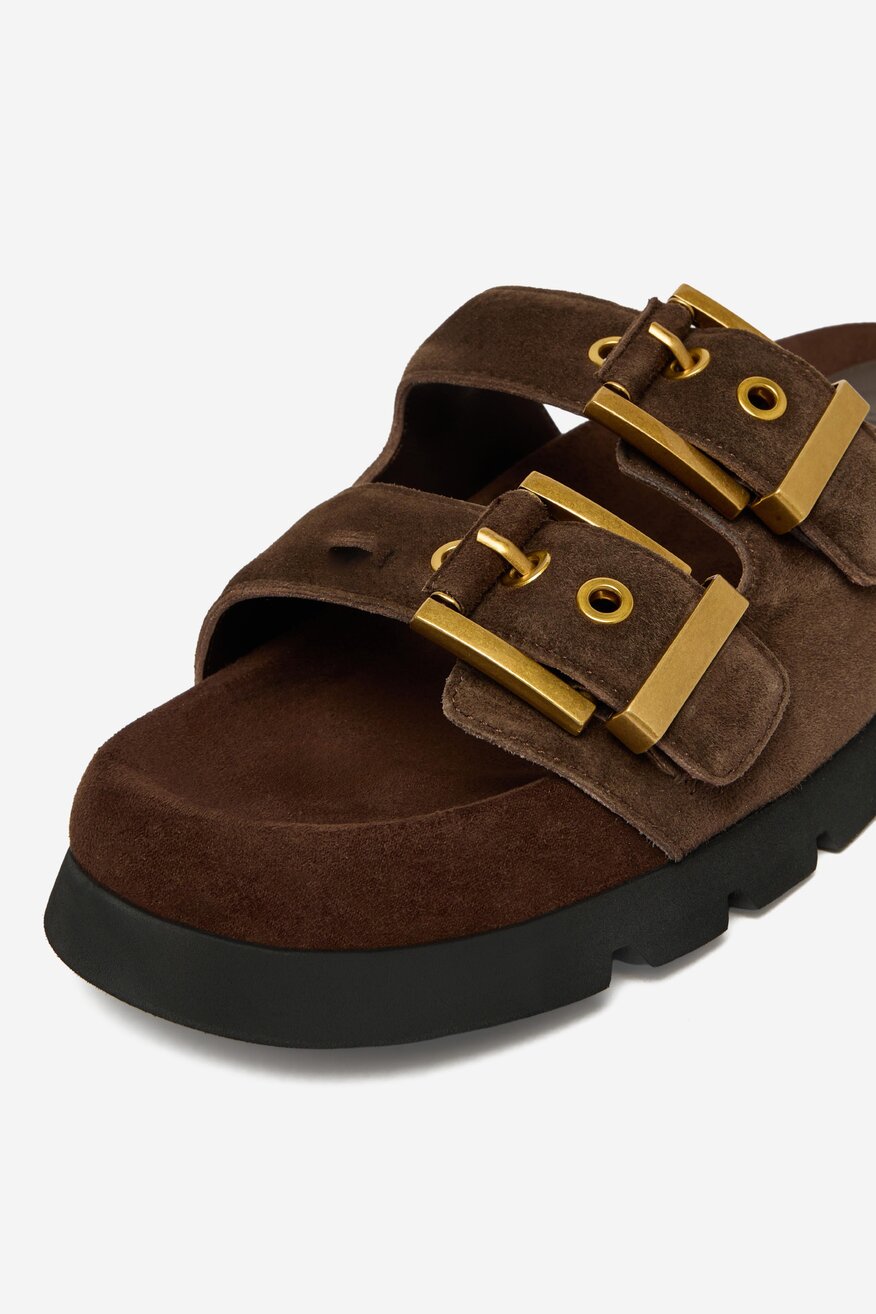 Badura - Klapki skórzane - 5906751990230