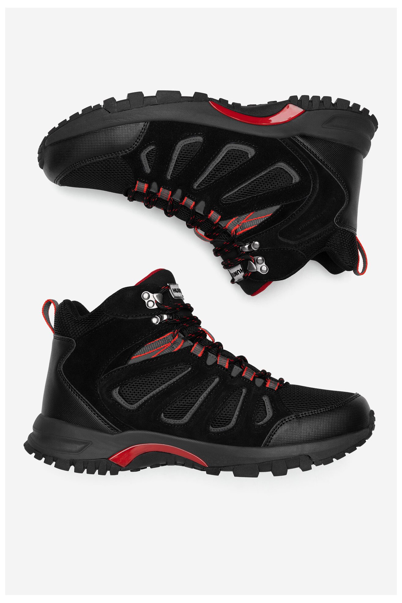 Túracipő HUNTER MASON MID HIKER WP FEKETE