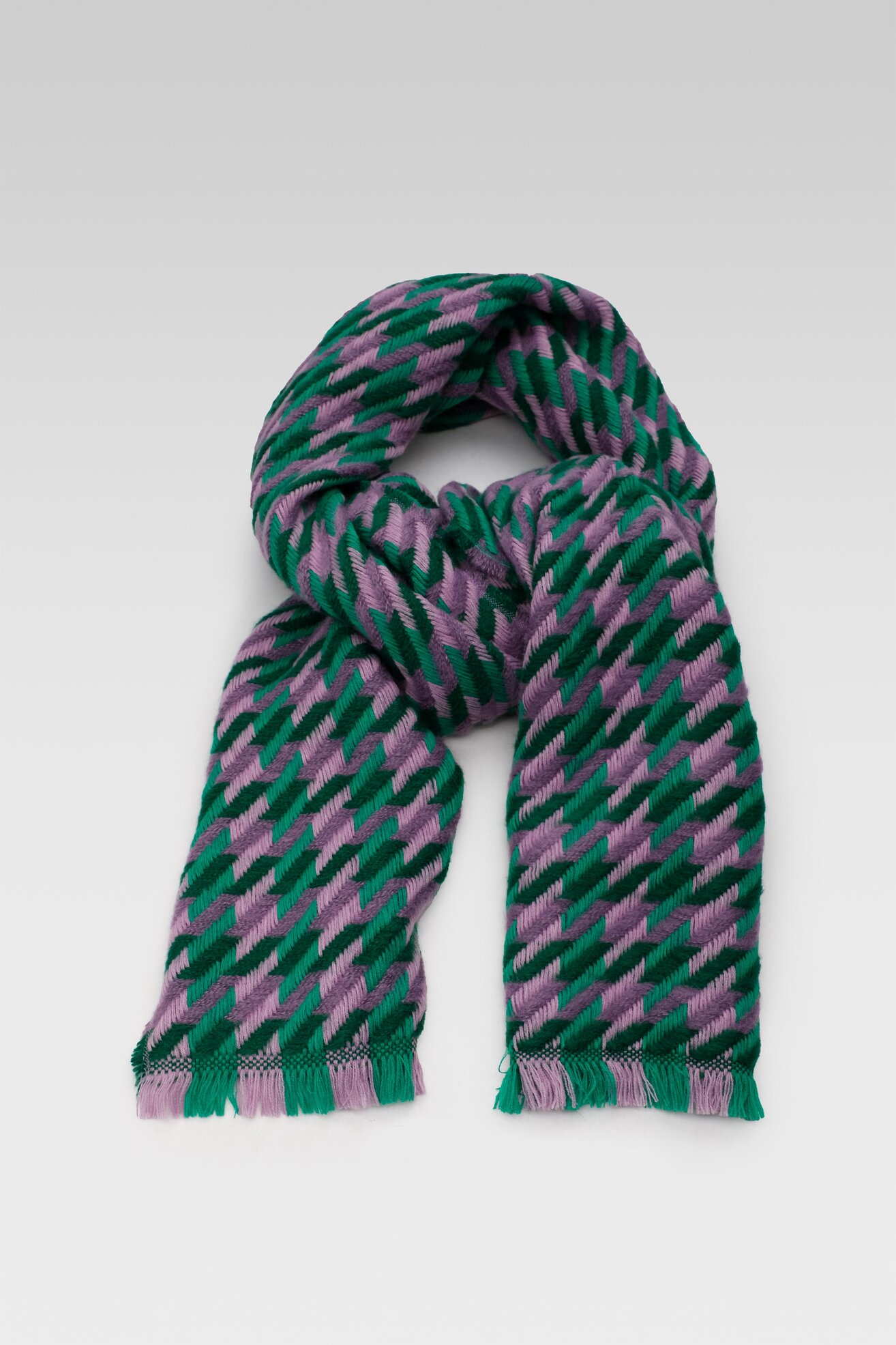 Szalik damski ACCCESSORIES 1W4-029-AW22 Zielony