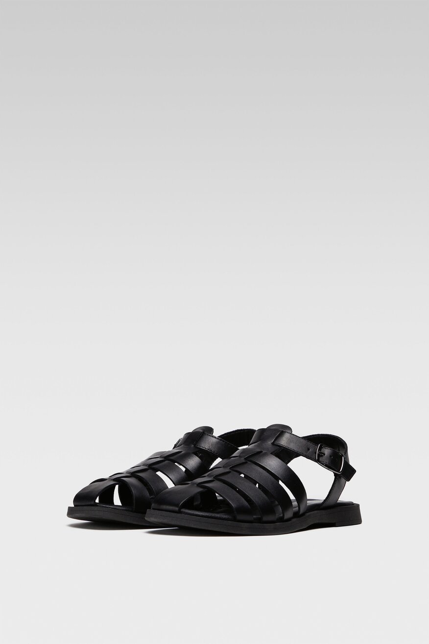 
                Lasocki - Skórzane sandały rzymianki - 5904248692797