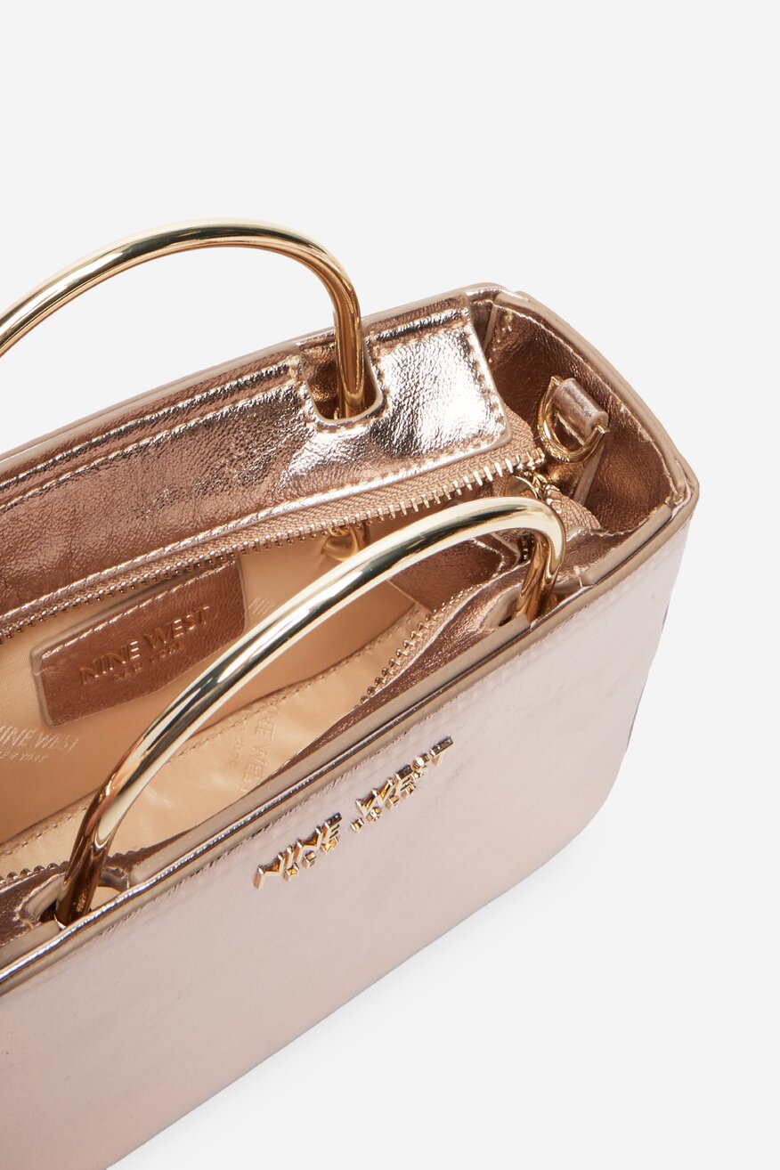 
                NINE WEST - Mała torebka kuferek - 5906751882276
