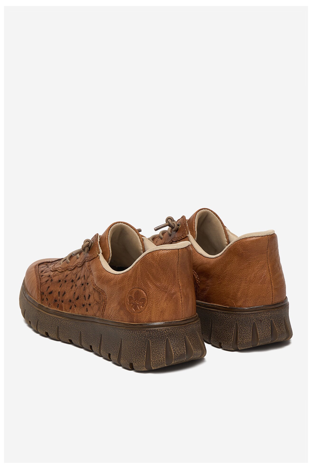 Половинки обувки Rieker CEO-N1358-22 КАФЯВ