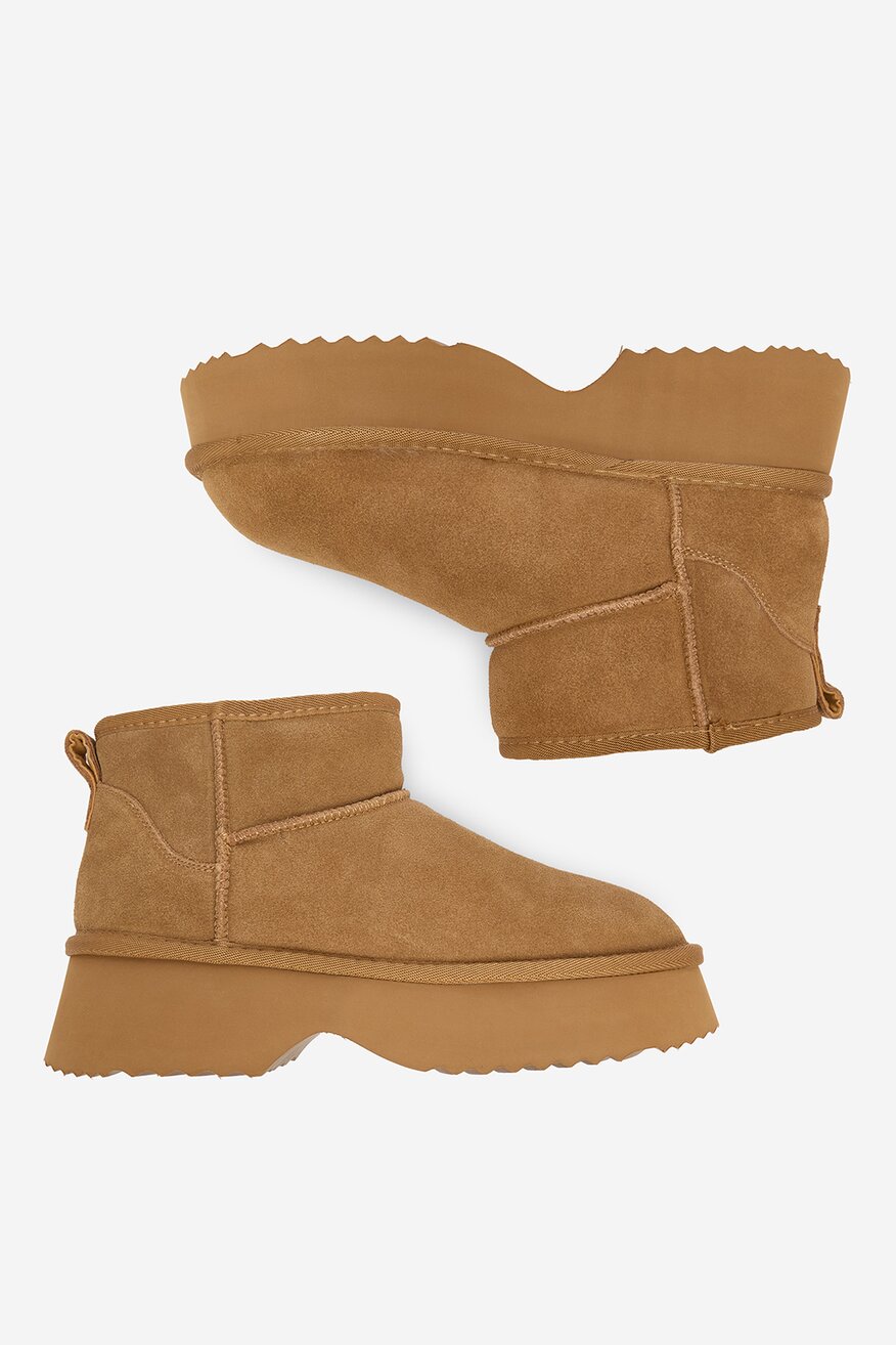 
                Badura - Śniegowce zamszowe ocieplane - 5906751279670