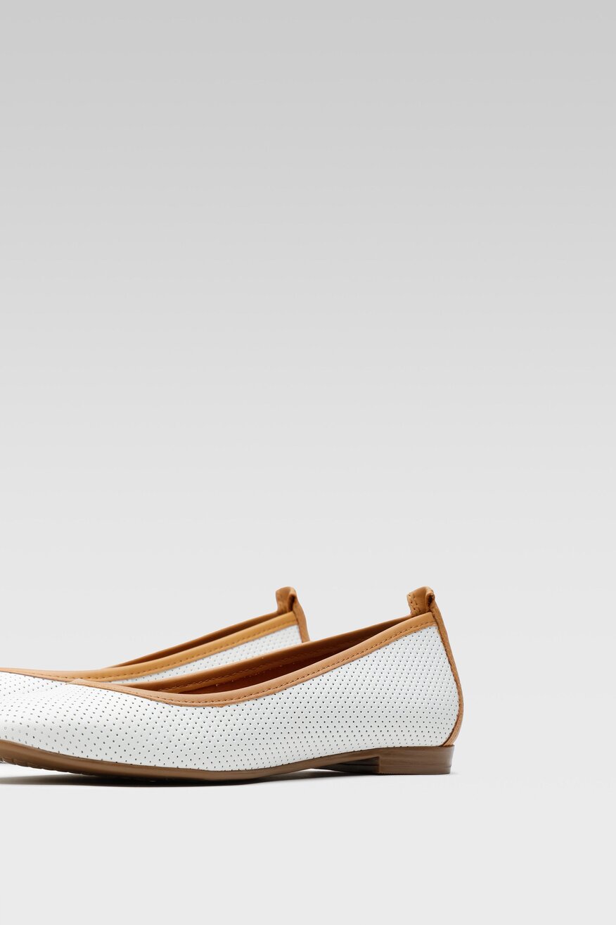 Lasocki - Baleriny skórzane - 5904862574462