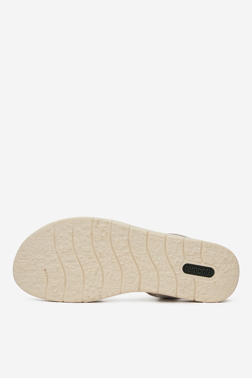 Remonte - Sandały skórzane na koturnie - 2230078403832