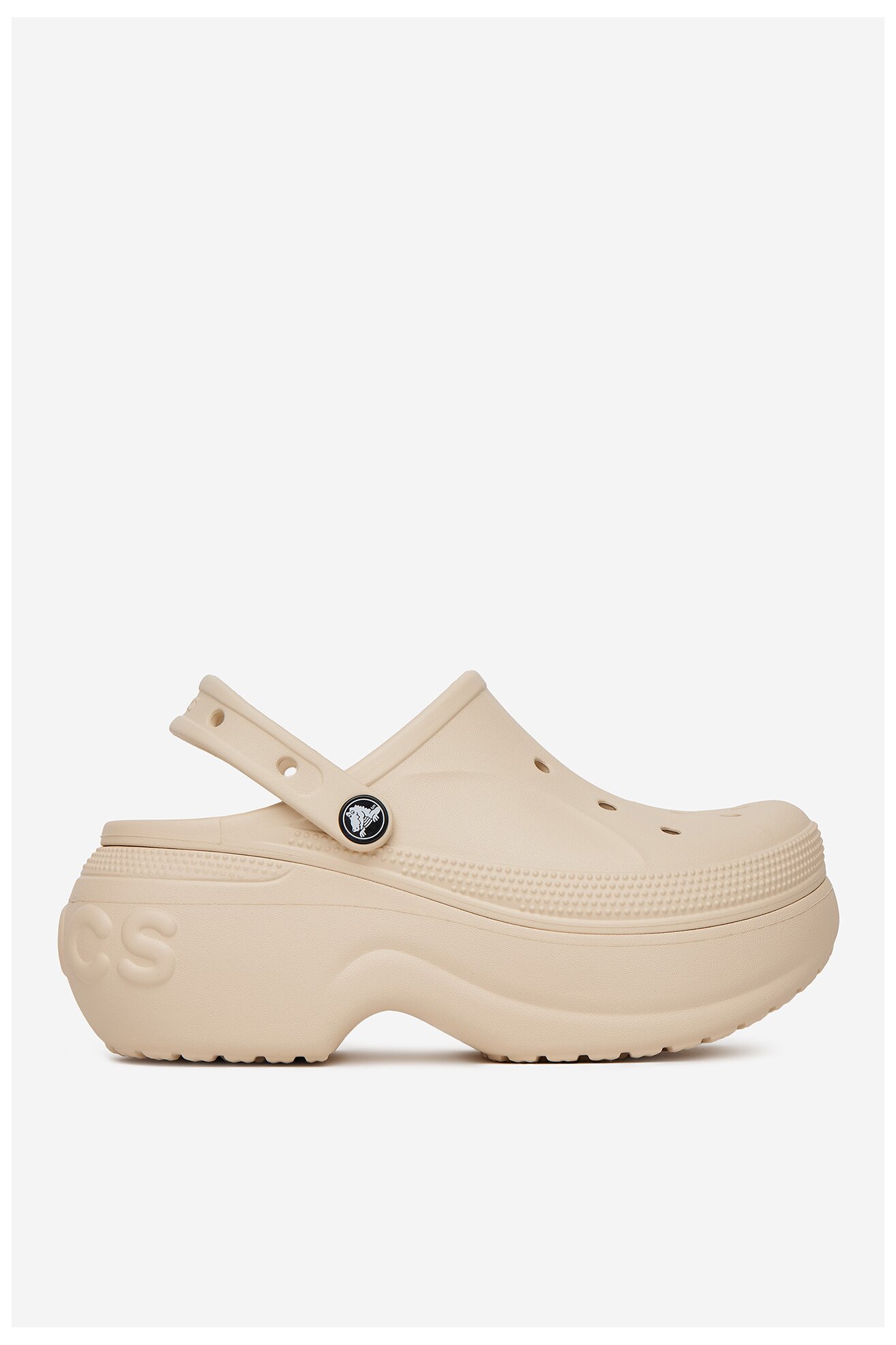 Klapki basenowe Crocs C-BELLA CLOG 210062-11S Beżowy