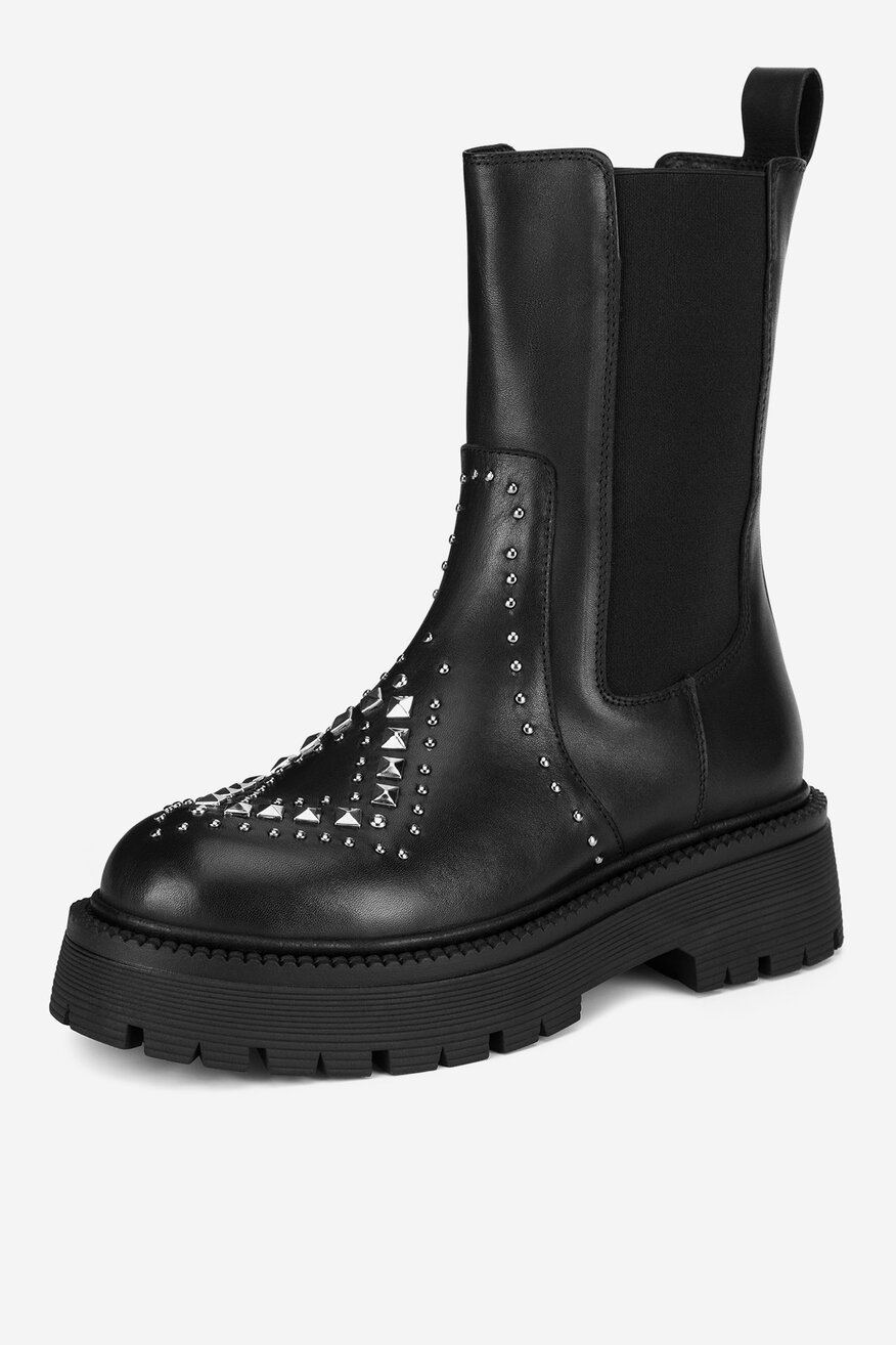 EVA MINGE - Sztyblety skórzane - 5905588786573