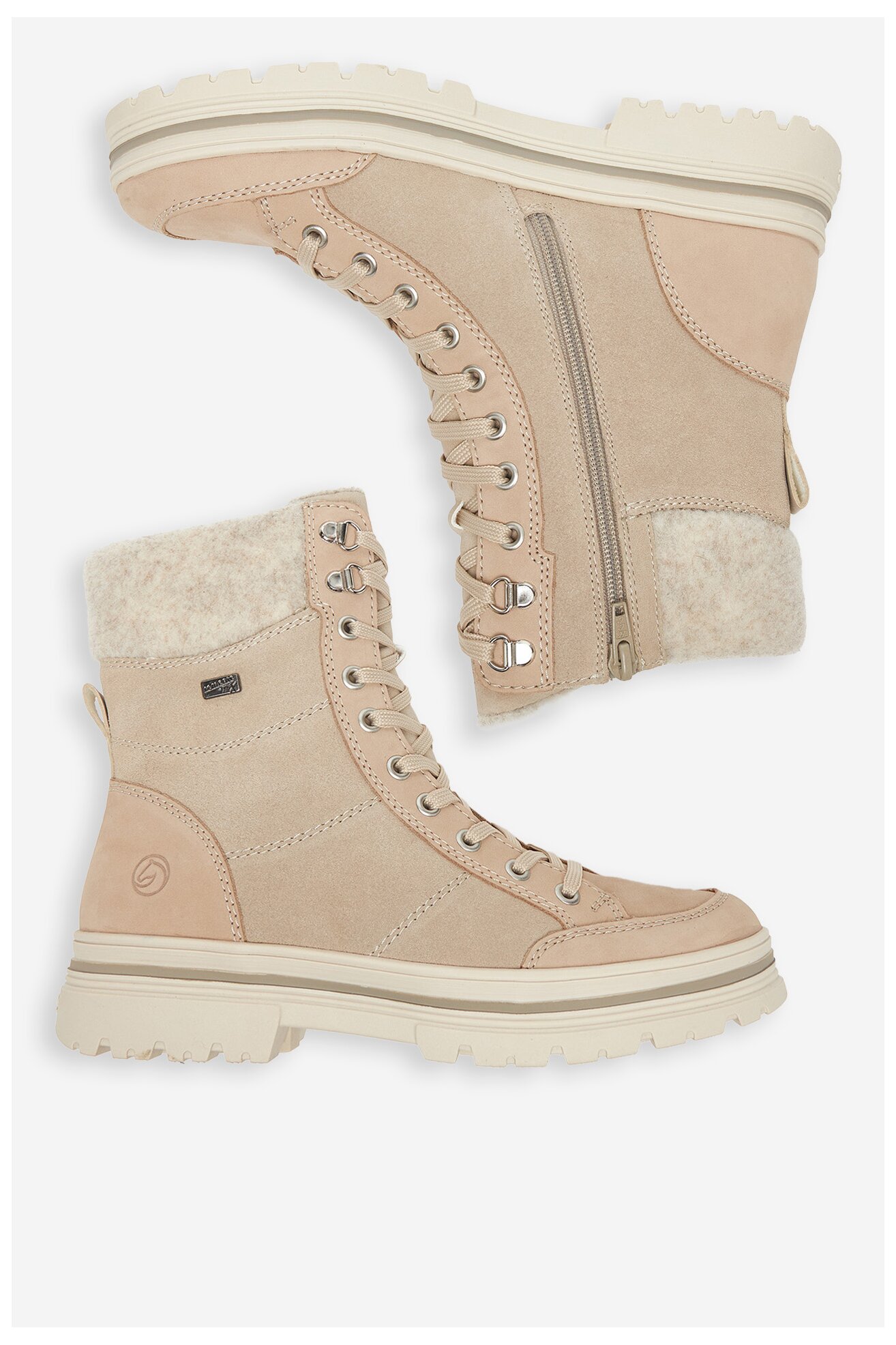 Trzewiki Remonte CEO-D2U70-62 Beżowy