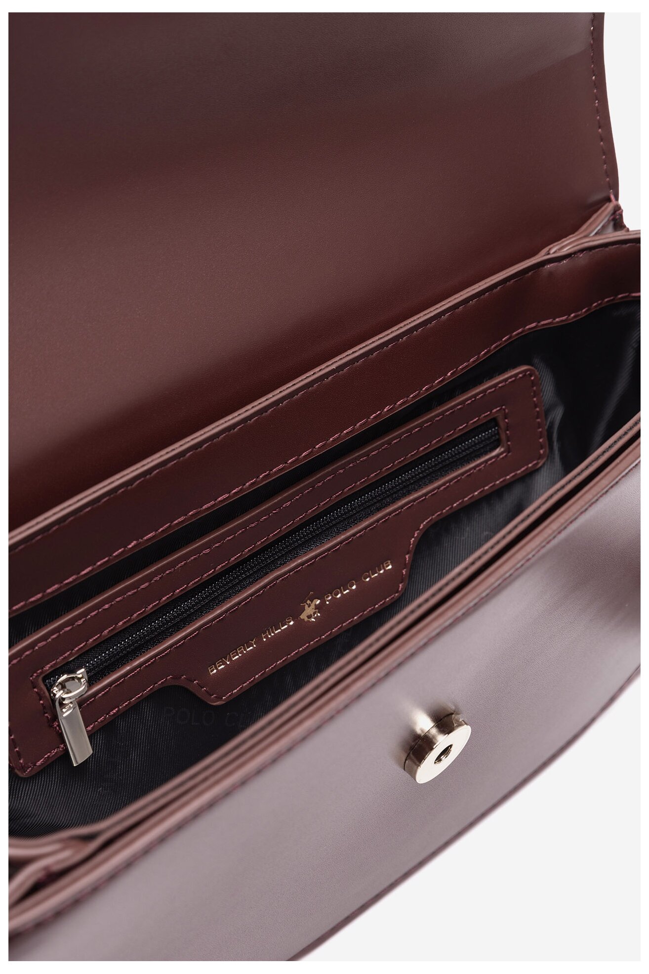 Torebka Beverly Hills Polo Club BHPC-L-001-06 Bordowy