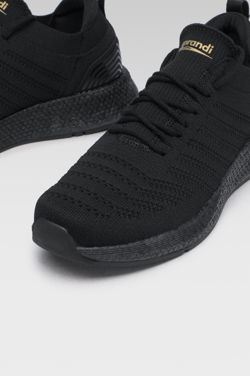 
                Sprandi - Obuwie sportowe czarne sznurowane - 5903698464312