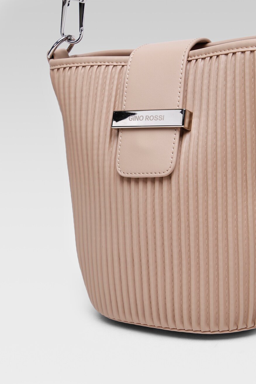 
                Gino Rossi - Torebka skórzane beżowe - 5904248076757